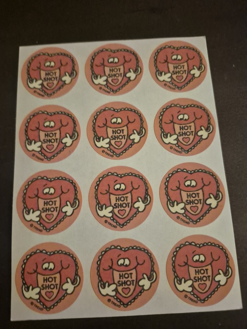 Vintage Trend Enterprises Scratch And Sniff Stinky Stickers Sheet 80’s